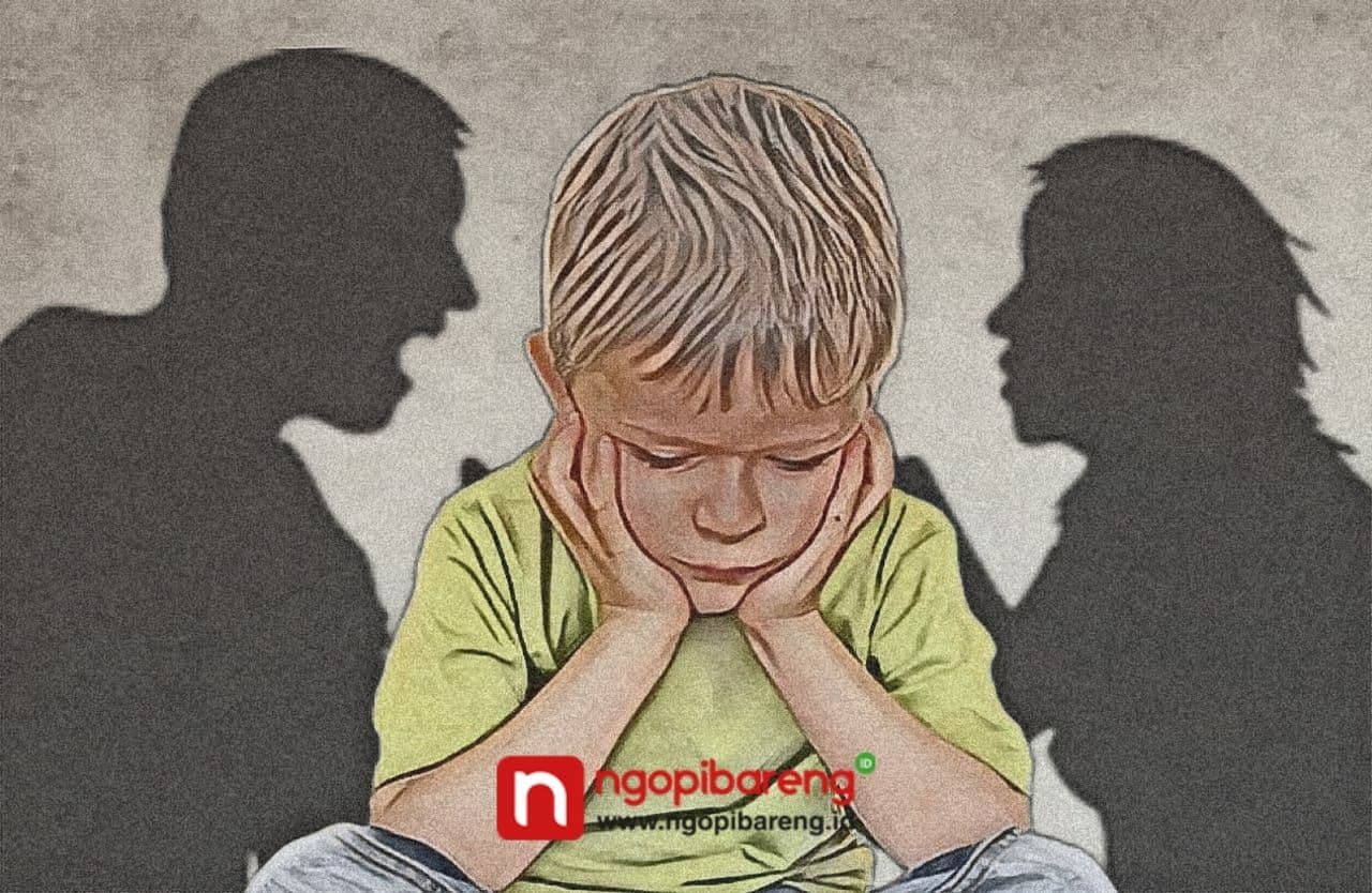Konsultasi Psikologi, tips mengatasi dampak konflik orang tua pada anak. (Fa-Vidhi/Ngopibareng.id)
