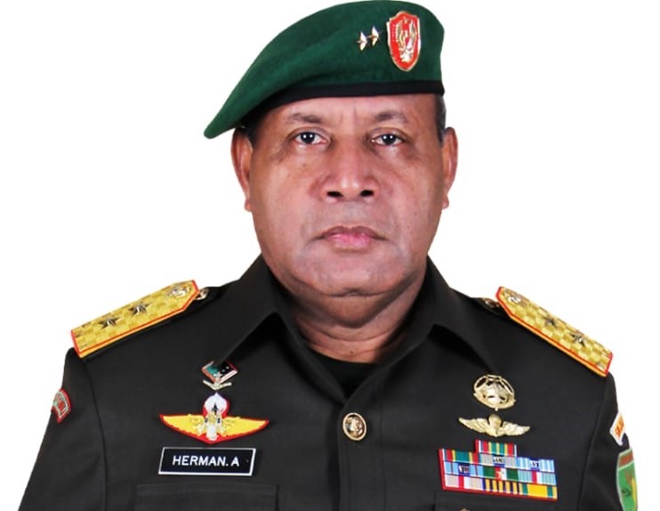 Wakil Kepala Staf TNI Angkatan Darat Letjen TNI Herman Asaribab wafat. (Foto: Dok TNI)