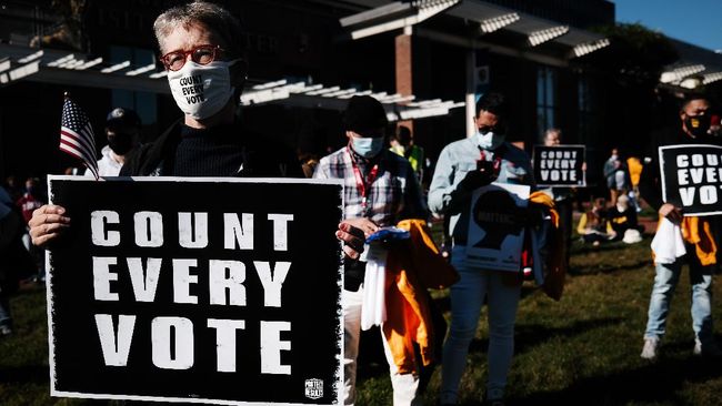 Pemungutan suara elektoral sebagai bagian dari proses pemilihan umum Amerika Serikat. (Foto: cnn) 