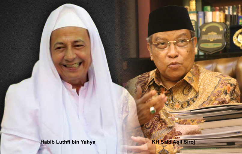 Habib Luthfi bin Yahya dan KH Said Aqil Siroj. (Foto: Istimewa)
