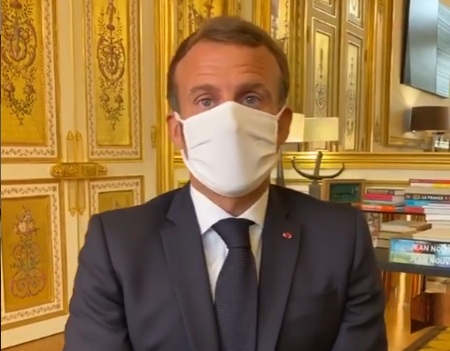 Presiden Emmanuel Macron terinfeksi Covid-19, kini Prancis melacak sumber penularan infeksi Covid-19. (Instagram)