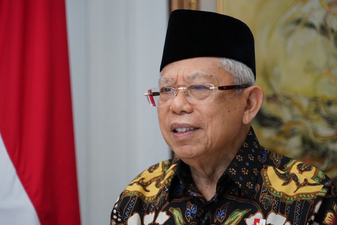 Wakil Presiden (Wapres) Ma'ruf Amin menutup Muktamar IX PPP, Minggu 20 Desember 2020. (Foto: Setwapres)