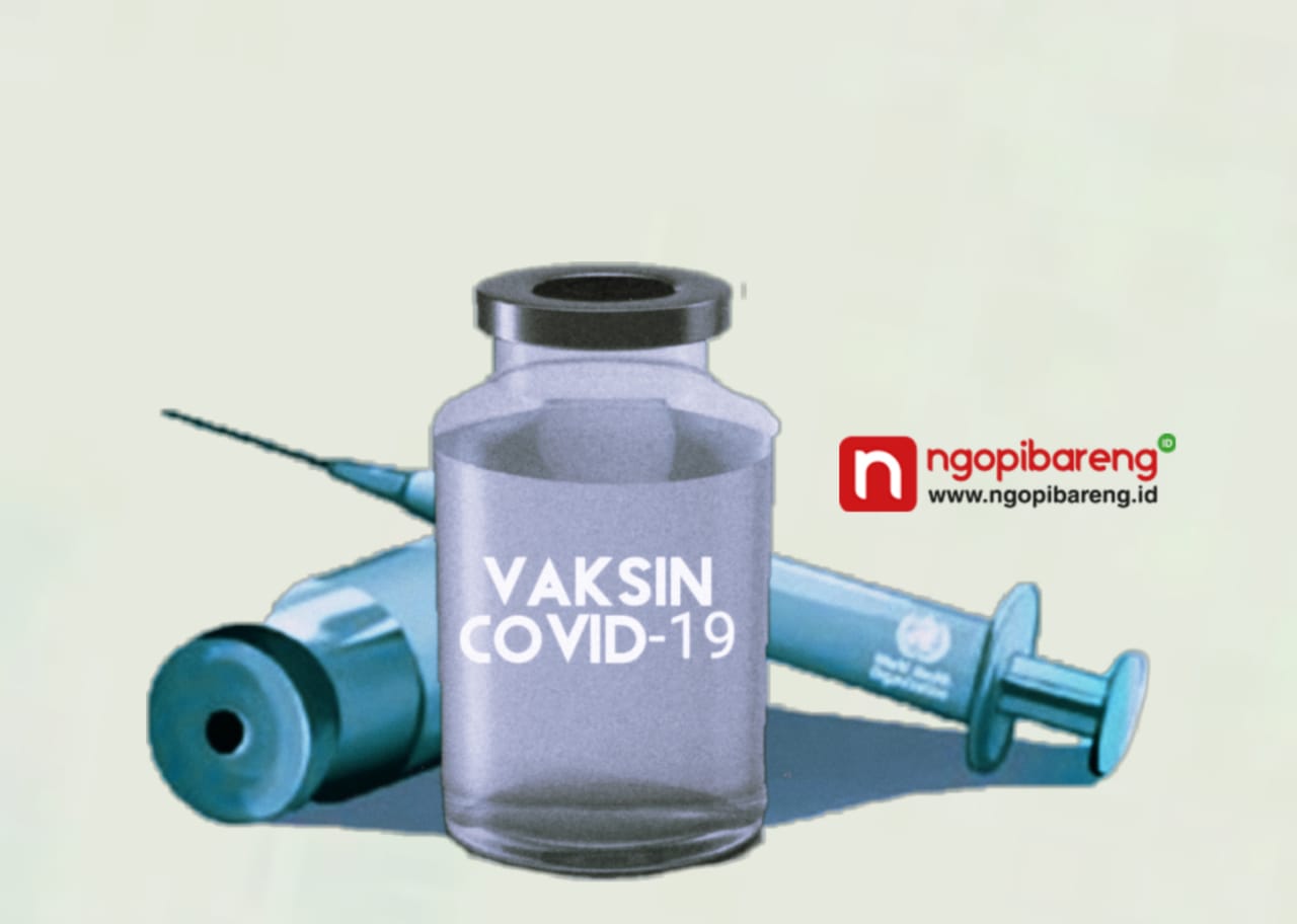 Ilustrasi vaksinasi Covid-19 untuk masyarakat. (Grafis: Fa Vidhi/Ngopibareng.id)