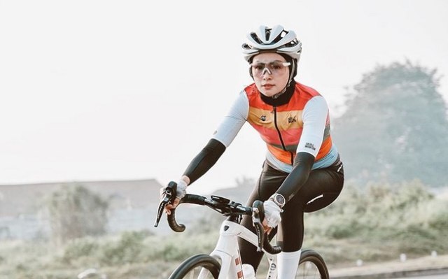 Soraya Larasati salah satu peserta Velo Vista Ride 20 Maret 2021. (Foto: Istimewa)