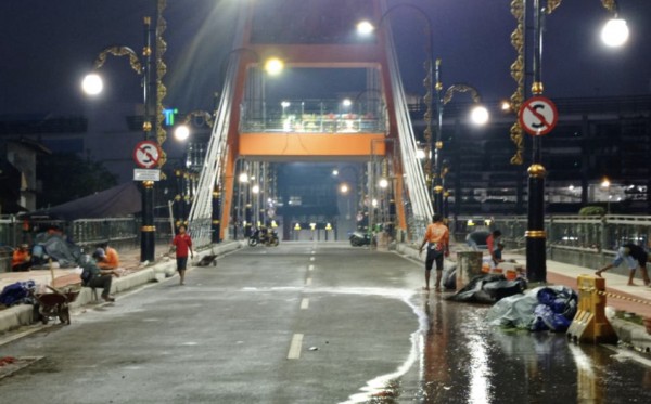 Jembatan Joyoboyo baru. (Foto: Andi Dwi/Ngopibareng.id)