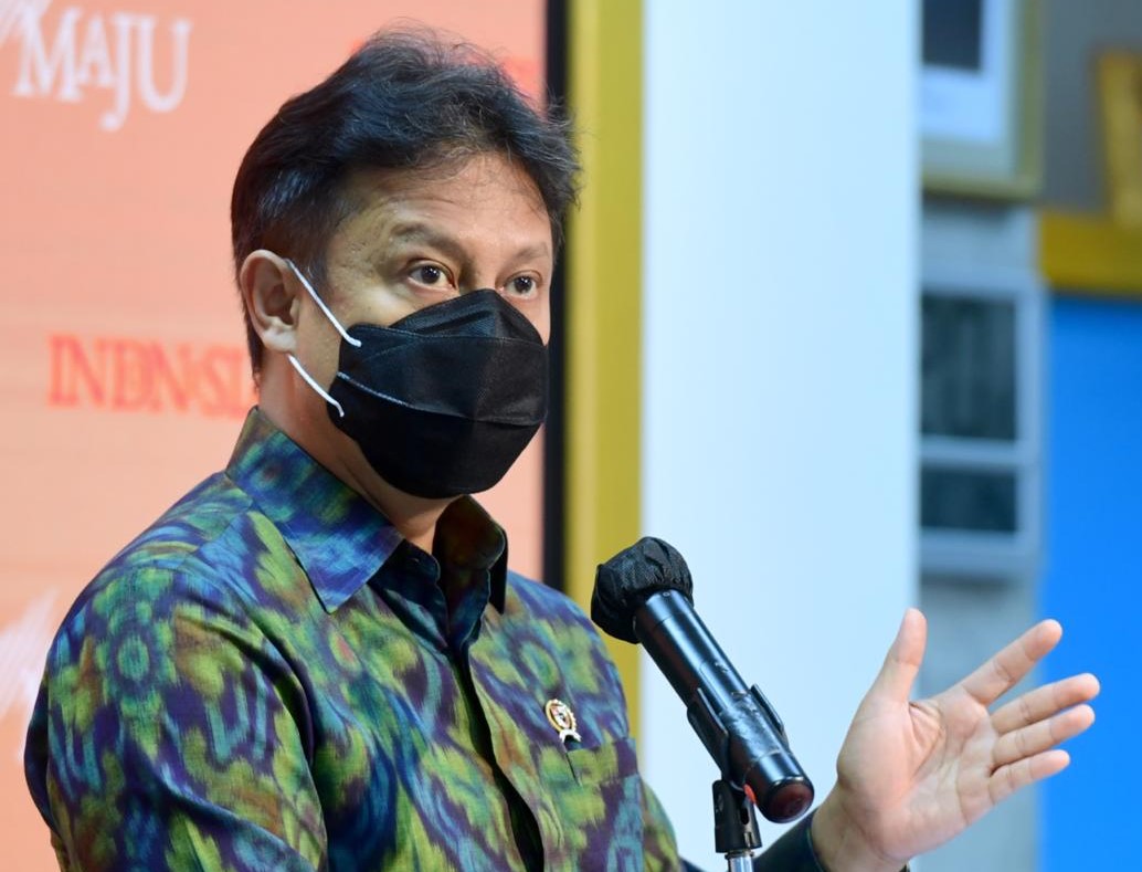 Menkes Budi Gunadi Sadikin memaparkan ketersediaan vaksin untuk Indonesia. (Foto: Setpres)