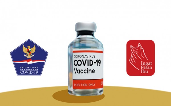 Ilusrasi vaksin Covid-19. 