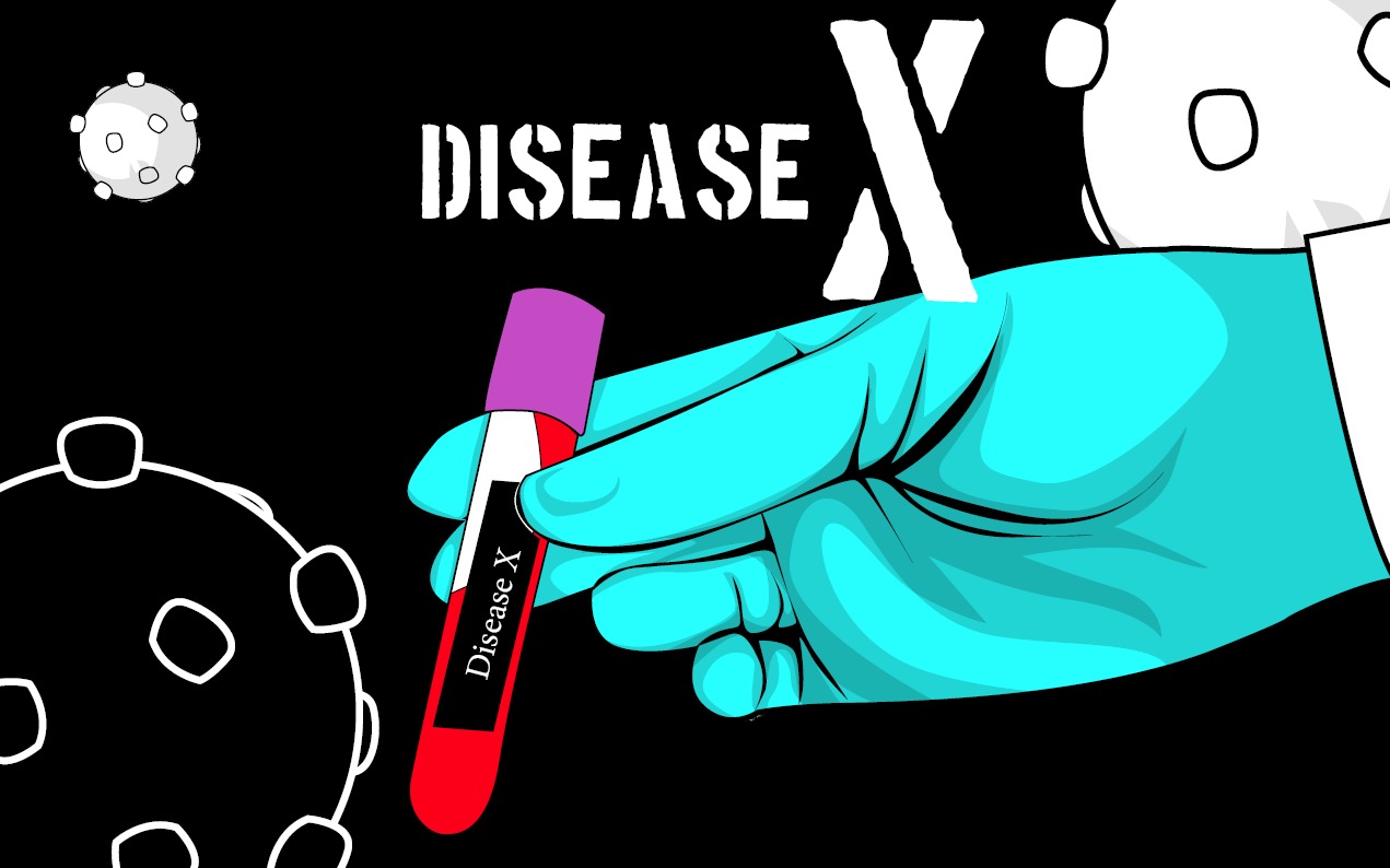 Ilustrasi Disease X. (Grafis: Fa Vidhi/Ngopibareng.id)