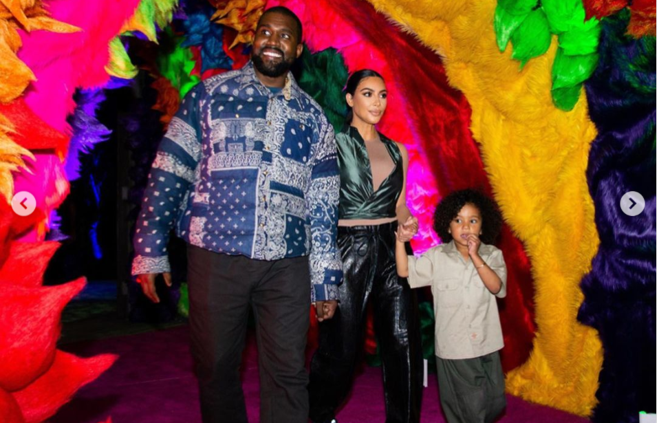 Kim Kadarshian dan Kanye West dikabarkan sedang mengurus perceraian. (Instagram)
