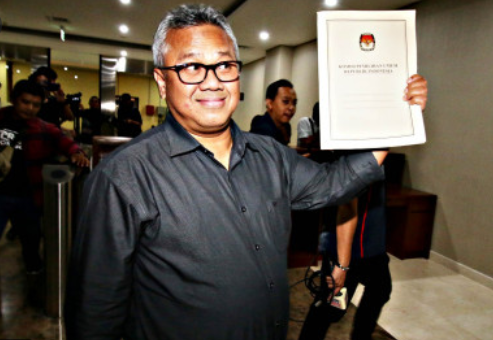Ketua KPU RI Arief Budiman belum mnerima salinan putusan pemecatannya dari DKPP. (Foto: Warta Ekonomi)