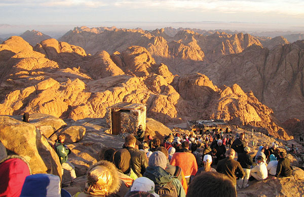 Gunung Sinai menjadi tempat yang bersejarah, jejak Nabi Musa Alaihissalam. (Foto: Istimewa)
