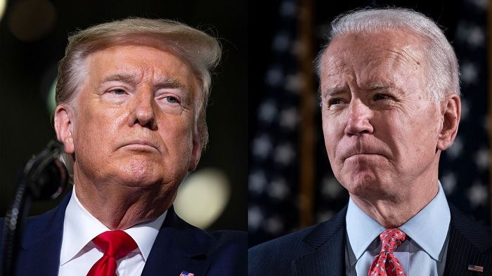 Donald Trump dan Presiden terpilih AS, Joe Biden. (Foto: dok/Ngopibareng.id)
