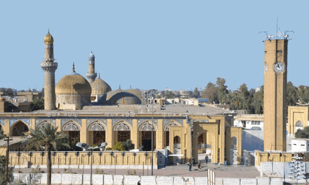 Masjid Abu Hanifah, masjid tercantik dan bersejarah di kota Baghdad, Irak. (Foto: history of islam)
