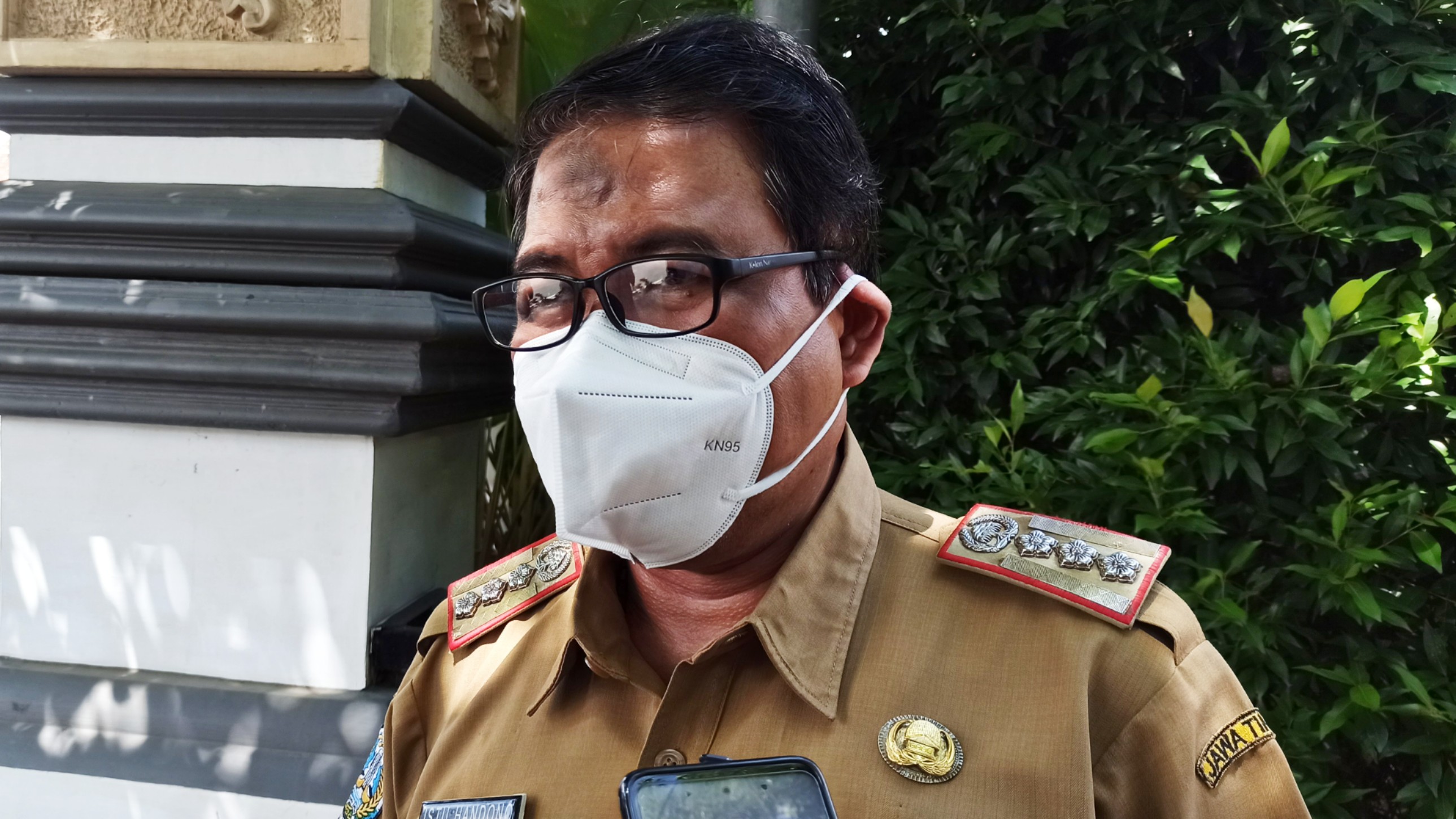 Kepala Dinas Pendidikan Provinsi Jawa Timur di Banyuwangi, Istu Handono (foto:Muh Hujaini/Ngopibareng.id)