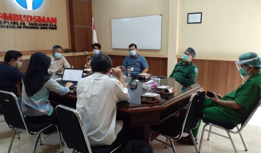 Pertemuan Ombudsman Jatim bersama Komite Daerah KIPI Jatim. (Foto: Istimewa)