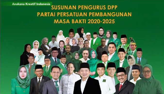 Ketua Umum (Ketum) Partai Persatuan Pembangunan (PPP), Suharso Monoarfa memilih milenial di kepengurusan periode 2020-2025. (Grafis: PPP)