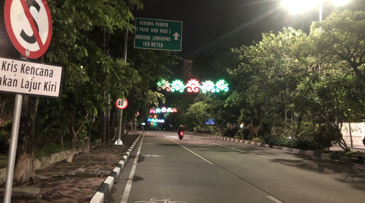 Jalan Mayjend Sungkono, Surabaya (Foto: Andhi Dwi/Ngopibareng.id)