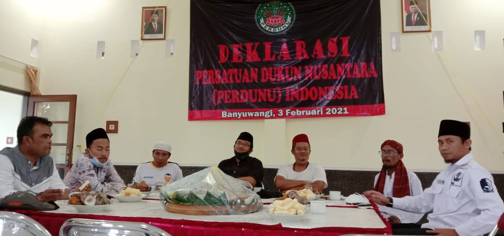 Deklarasi Perdunu Indonesia di Desa Sumberarum, Kecamatan Songgon Banyuwangi (foto:istimewa)