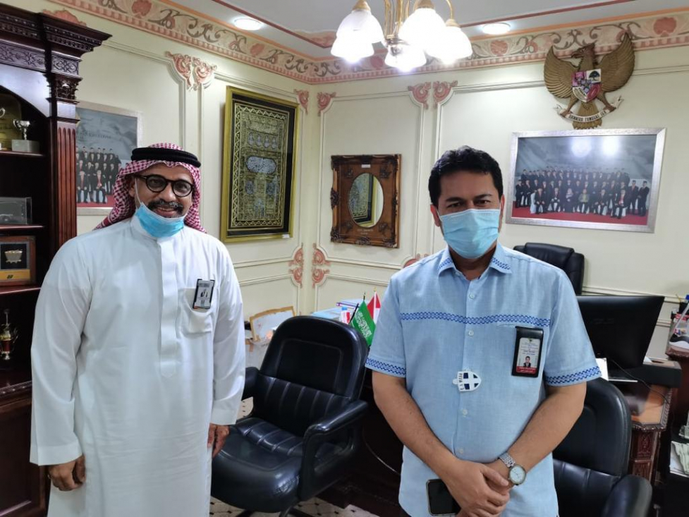 Konsul Haji KJRI Jeddah Endang Jumali (baju biru). (Foto: kemenag)