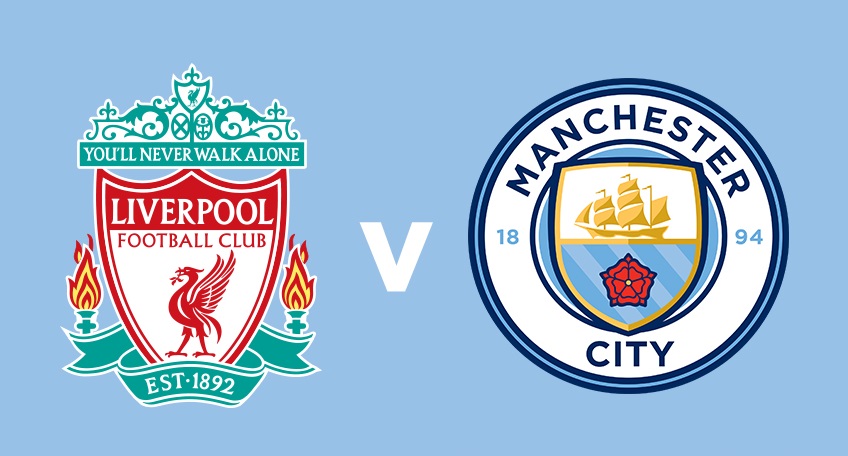 Liverpool vs Manchester City. (Foto: Tangkapan Layar Mola TV)