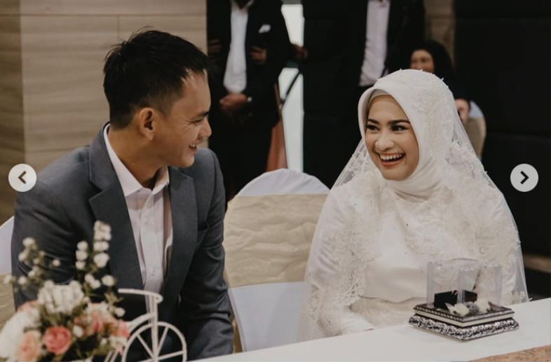 Ikke Nurnajanh menikah dengan Karlie Fu, pada 29 Januari 2021. (Foto:Instagram)