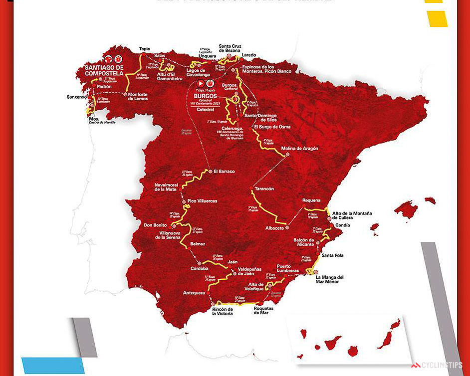 Balap sepeda Vuelta a Espana 2021 lebih Spanyol dibanding tahun lalu demi menggali obyek wisata. (Foto: Istimewa)