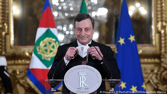 Mario Draghi. Eks-kepala Bank Sentral Eropa, kini tampil sebagai PM Italia. (Foto: deutsche welle) 