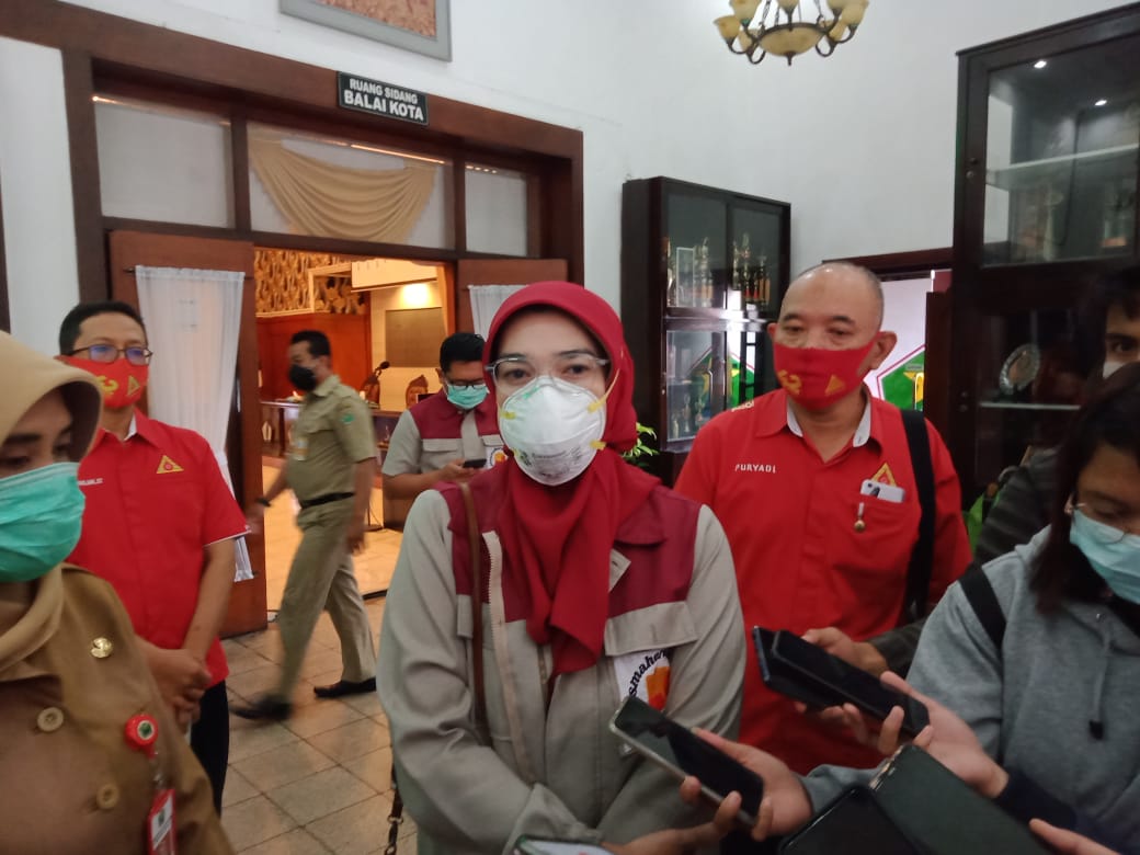 Founder Plasmahero, dr Ariyani saat ditemui di Balai Kota Malang (Foto: Lalu Theo/ngopibareng.id)