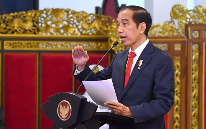 Presiden Joko Widodo (Jokowi) setuju UU ITE direvisi. (Foto: Setpres)