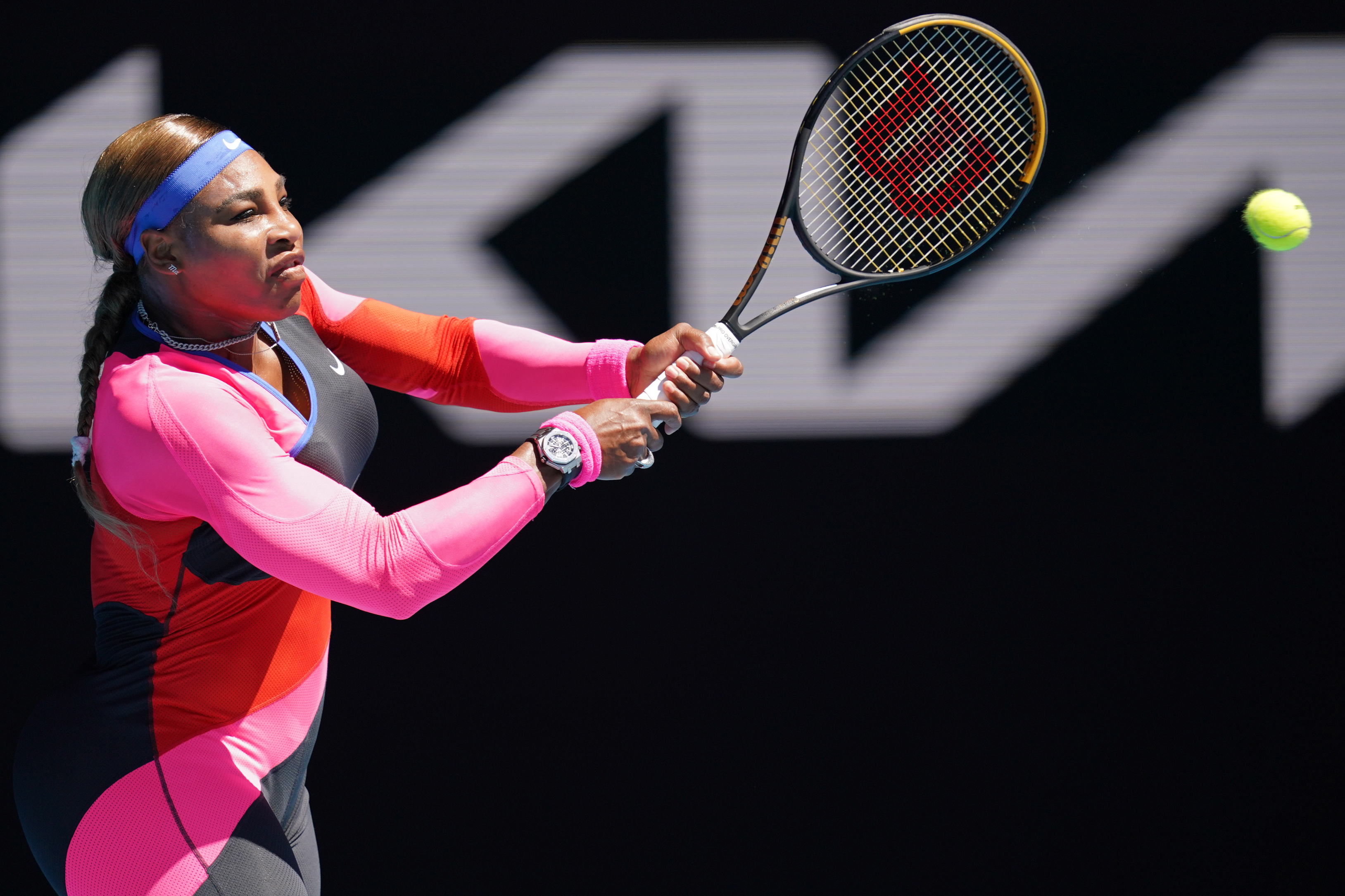 Petenis AS Serena Williams. (Foto: Twitter/@AustraliaOpen) 
