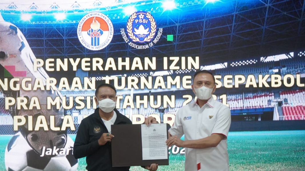 Menpora Zainudin Amali dan Ketua Umum PSSI Mochamad Iriawan. (Foto: PSSI)