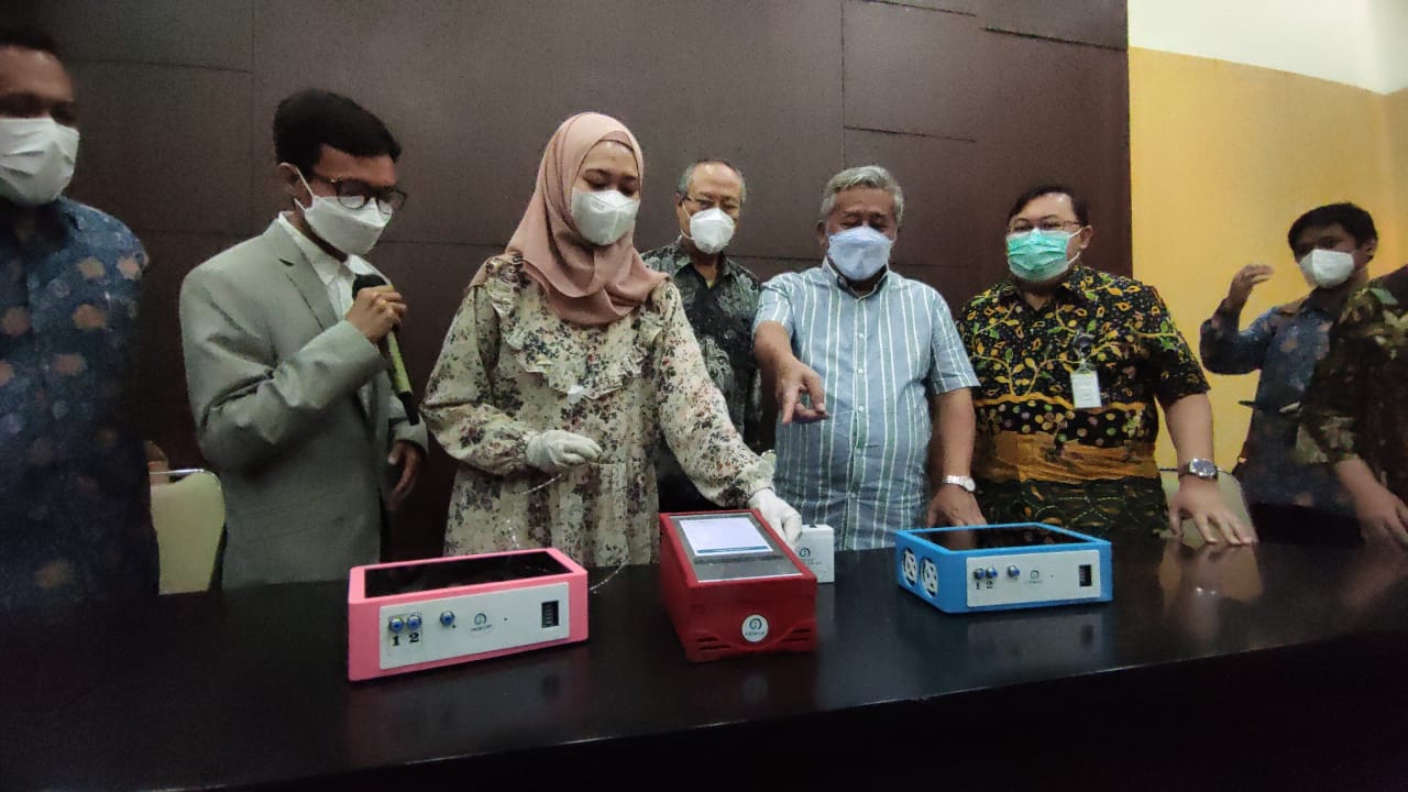 Alat i-nose c-19 yang akan digunakan di RSI Jemursari dan A.Yani Surabaya. (Foto: Pita Sari/Ngopibareng.id)