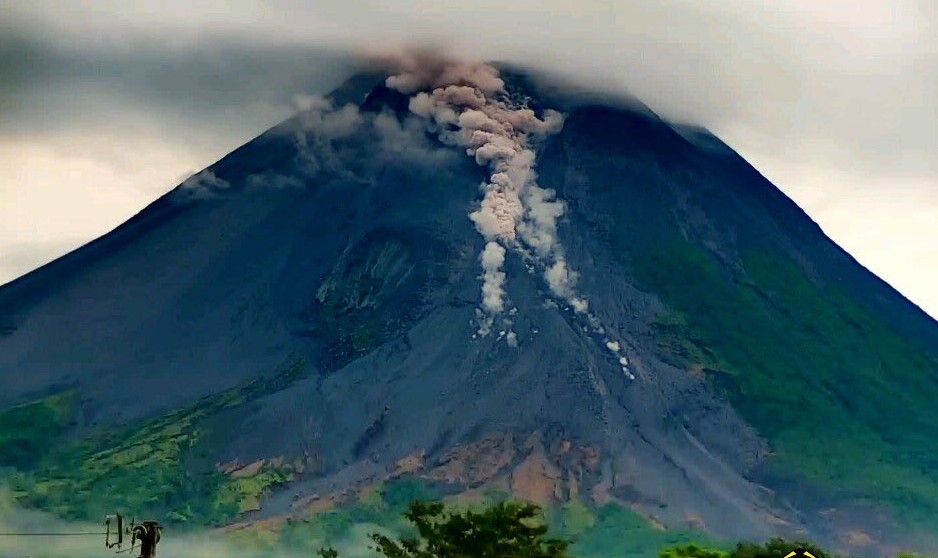 Aktivitas vulkanik Gunung Merapi masih stabil. (Foto: Dok BPPTKG)