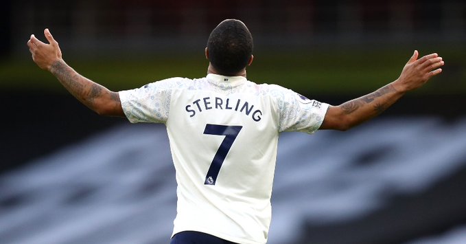 Raheem Sterling menjadi pemain yang harus diwaspadai karena ketajamannya yang luar biasa. (Foto: Twitter/@ManCity)