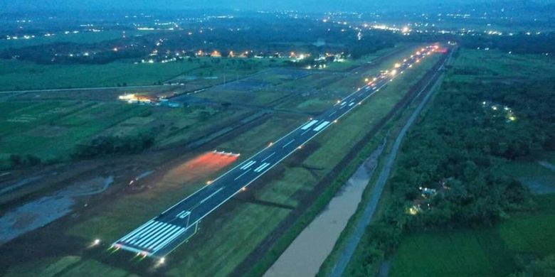 Runway Bandara Jenderal Soedirman. (Foto: Dok. Humas Pemkab Purbalingga)
