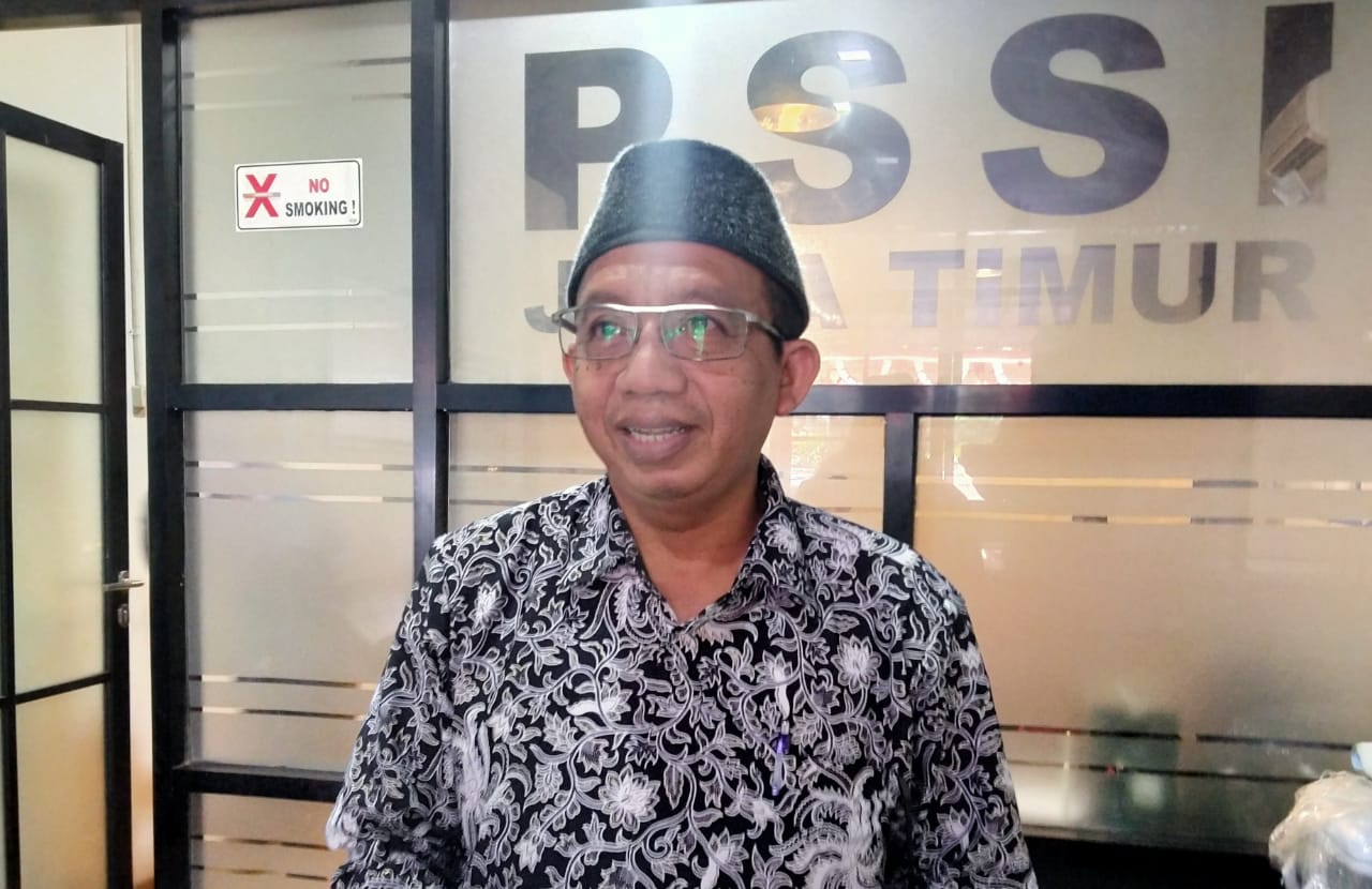 Ketua Komite Pemilihan PSSI Jatim, Samiadji Makin Rahmat. (Foto: Fariz Yarbo/Ngopibareng.id)