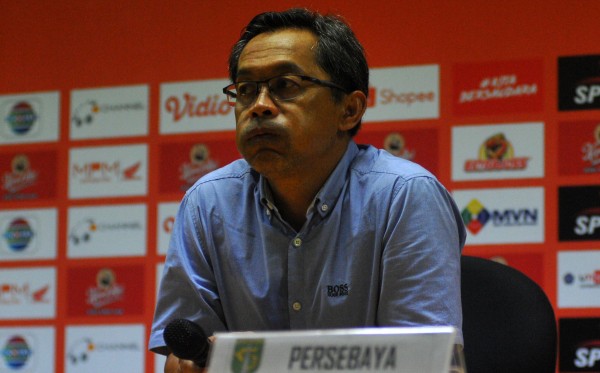 Pelatih Persebaya, Aji Santoso. (Foto: Ngopibareng.id)