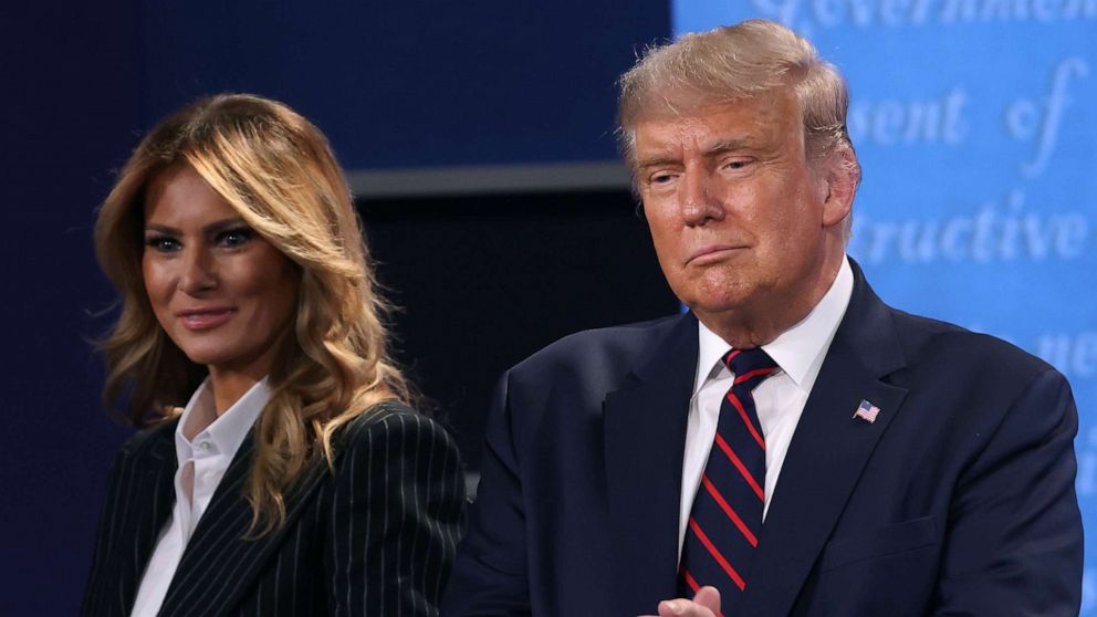 Donald Trump bersama isteri, Melania. (Foto: abc-news)