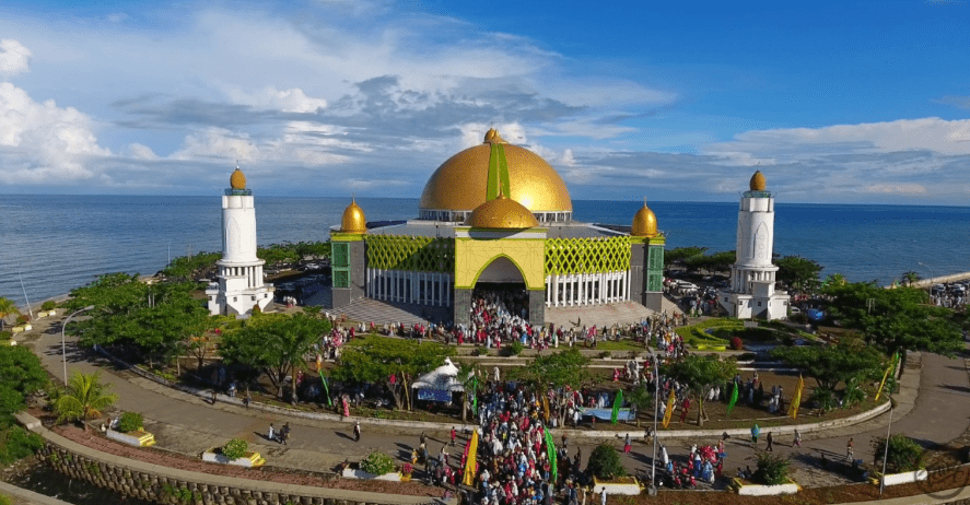 Masjid Lasusua, Ikon Kabupaten Kolaka Utara, Sulawesi Tenggara. (Foto:Istimewa)