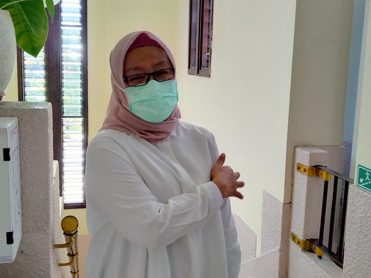 Kadinkes Surabaya, Dr Febria Rachmanita saat ditemui di Balai Kota Surabaya. (Foto: Fariz Yarbo/Ngopibareng.id)