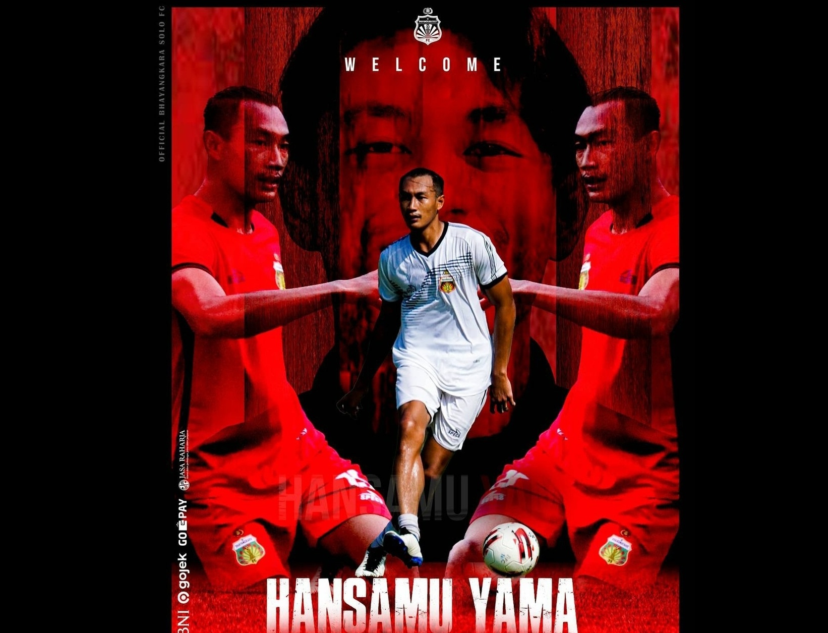 Perkenalan Hansamu Yama sebagai pemain baru Bhayangkara FC di Instagram. (Foto: instagram @bhayangkarafc)