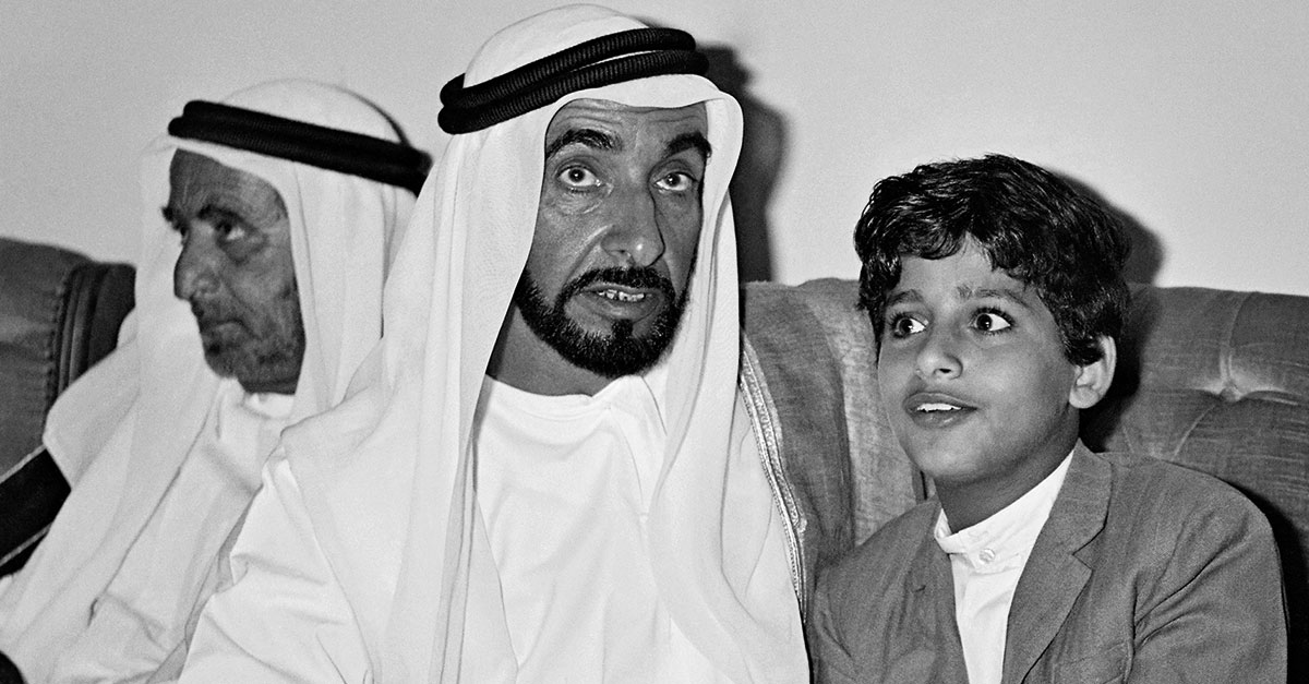 Syekh Zayed bin Sultan Al Nahyan merupakan Presiden pertama Uni Emirat Arab (UEA).  (Foto: Vogue Arabia)