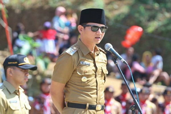 Bupati Trenggalek Mochammad Nur Arifin menolak rencana eksploitasi tambang emas di wilayahnya. (Foto: Ant)