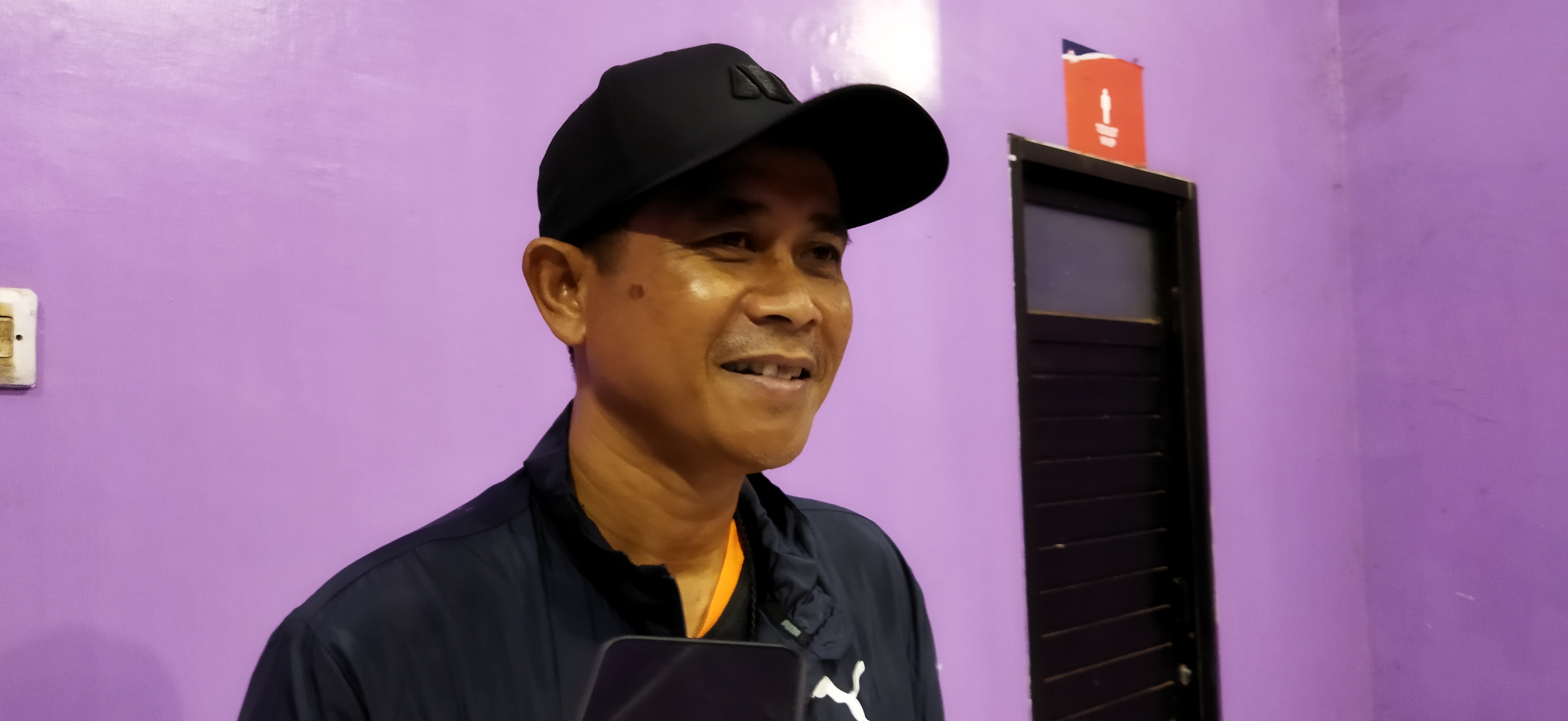 Pelatih kepala persik Kediri joko susilo (fendi/ngopibareng.id) 