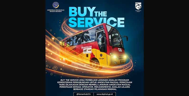 Ilustrasi penyediaan bus kota dalam program Buy The Services (BTS). (Foto: Kemenhub)