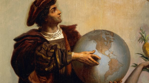 Christopher Columbus dalam lukisan karya Peter Johann. (Foto: biography)