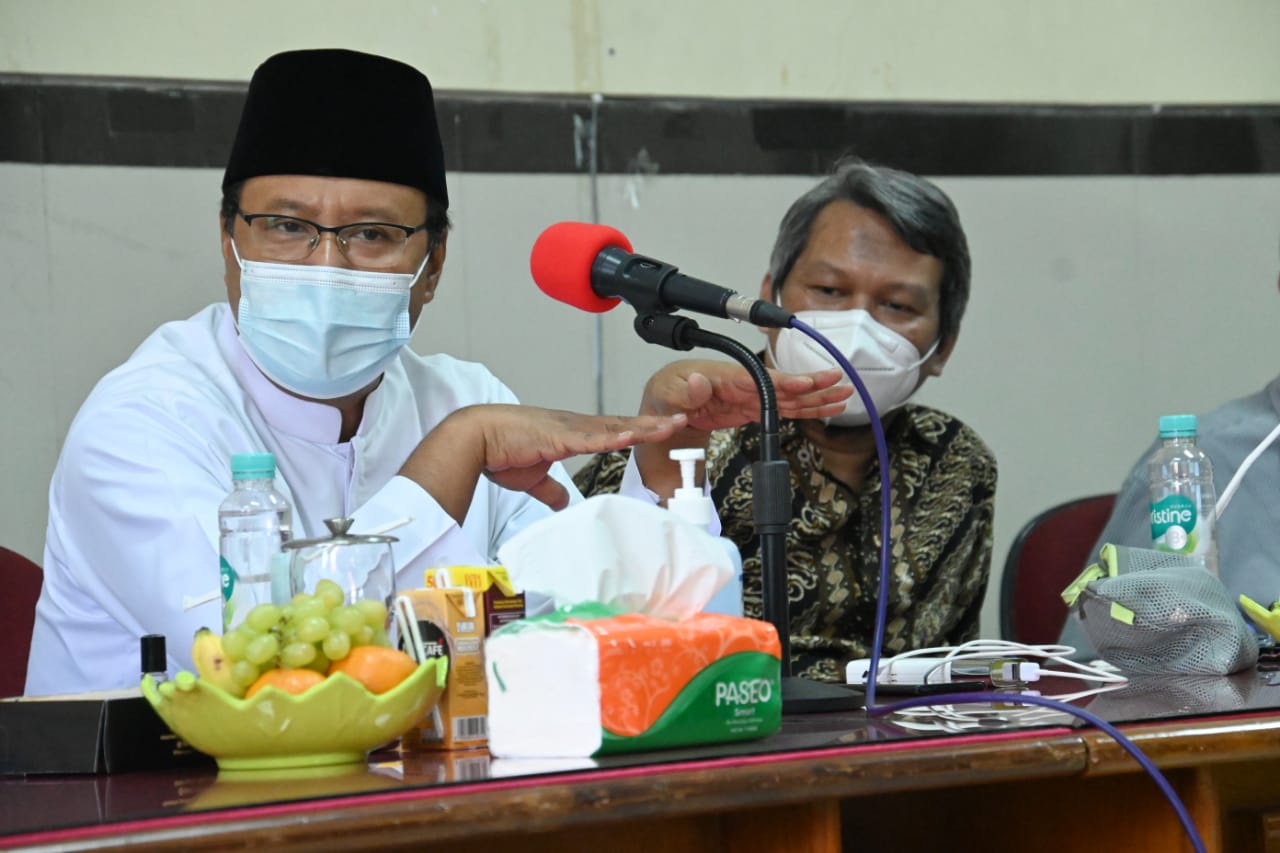Walikota Pasuruan Saifullah Yusuf saat dialog dengan pimpinan RS Purut. (Foto: Istimewa) 