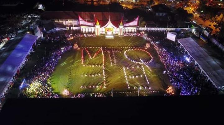 Suasana pada pembukaan perhelatan MTQ Nasional di Solok. (Foto: Dok/Ngopibareng.id)
