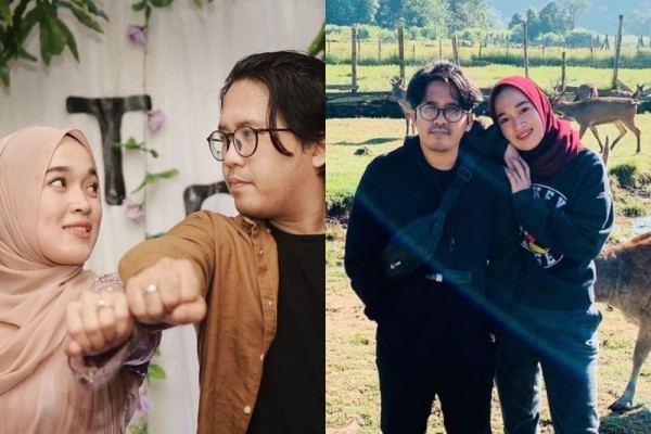 Foto kenangan pasangan suami istri Ayus Sabyan dan Ririe Fairuz. Keduanya kini resmi bercerai usai diputus majelis hakim Pengadilan Agama Jakarta Utara, Rabu 24 Maret 2021. (Foto: Instagram)