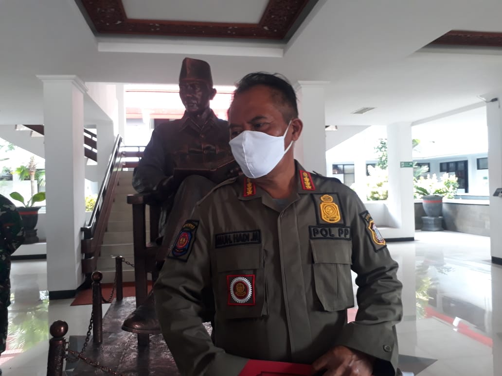 Kepala Satuan Polisi Pamong Praja (Satpol PP) Kota Blitar M Hadi Maskun. (Foto: Choirul Anak/Ngopibareng.id)